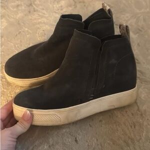 Dolce Vita Black Suede Ankle Boots